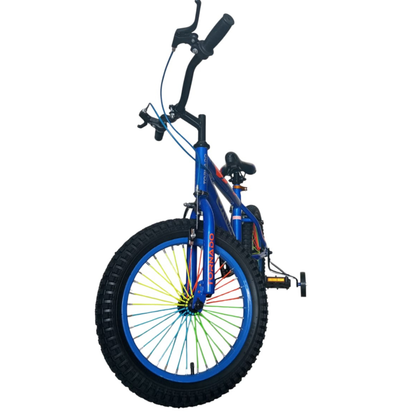 Tornado 16-Inch Boys’ Kids Bicycle with Training Wheels Blue