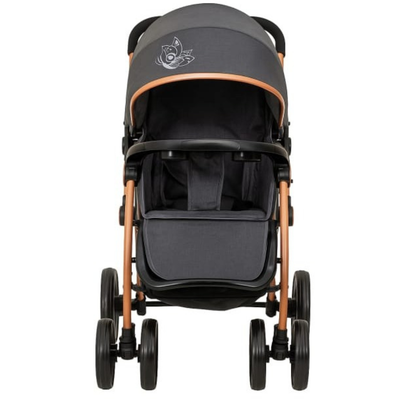Premium Foldable Full-Sized Baby Stroller Gray