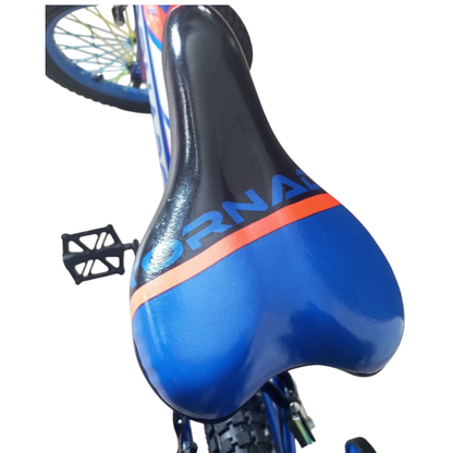 Tornado 16-Inch Boys’ Kids Bicycle with Training Wheels Blue